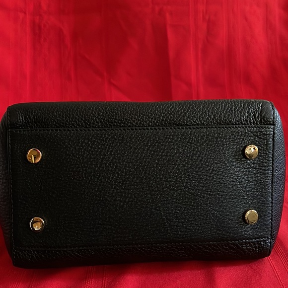 BRAND NEW MICHAEL KORS CLASSIC BLACK LEATHER TOTE  BAG HANDBAG - Picture 9 of 11